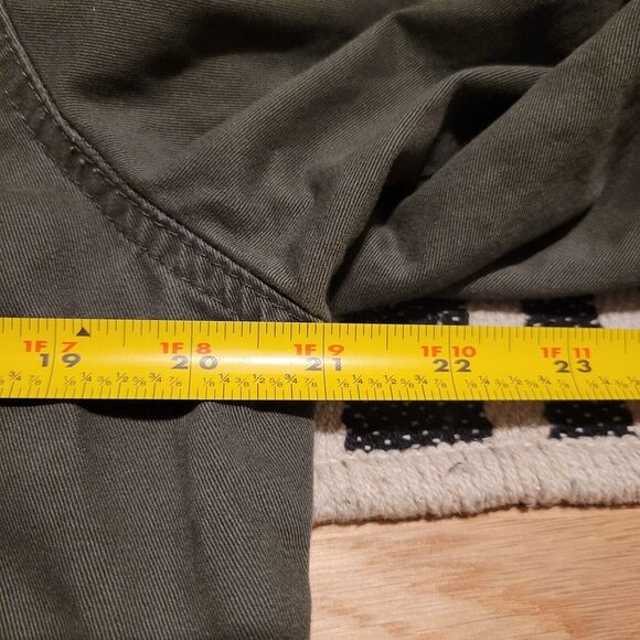 Ashley‎ 26 International Jacket Womens L Green Utility Hooded Cropped Trendy - Picture 16 of 16